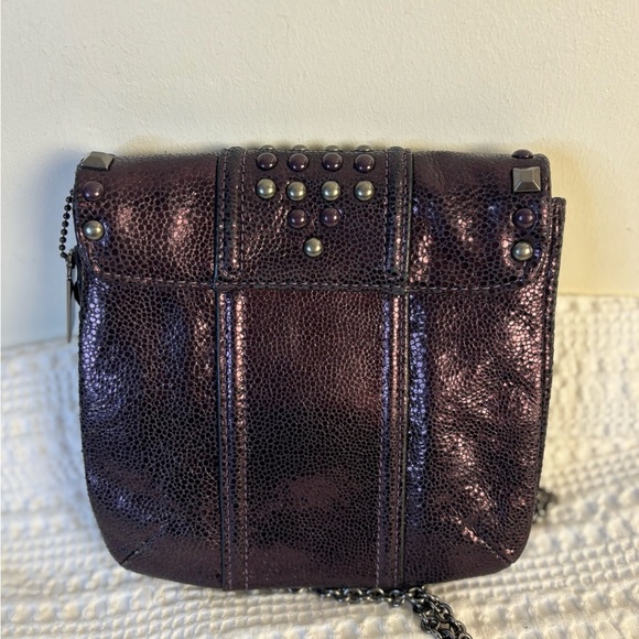Coach Kristin Studded Convertible Crossbody Mini Bag w/ Gunmetal Chain - Picture 3 of 10